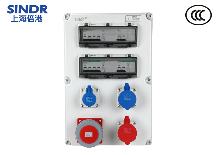 SIN3654L-1工业电源插座箱Wall mounted combination